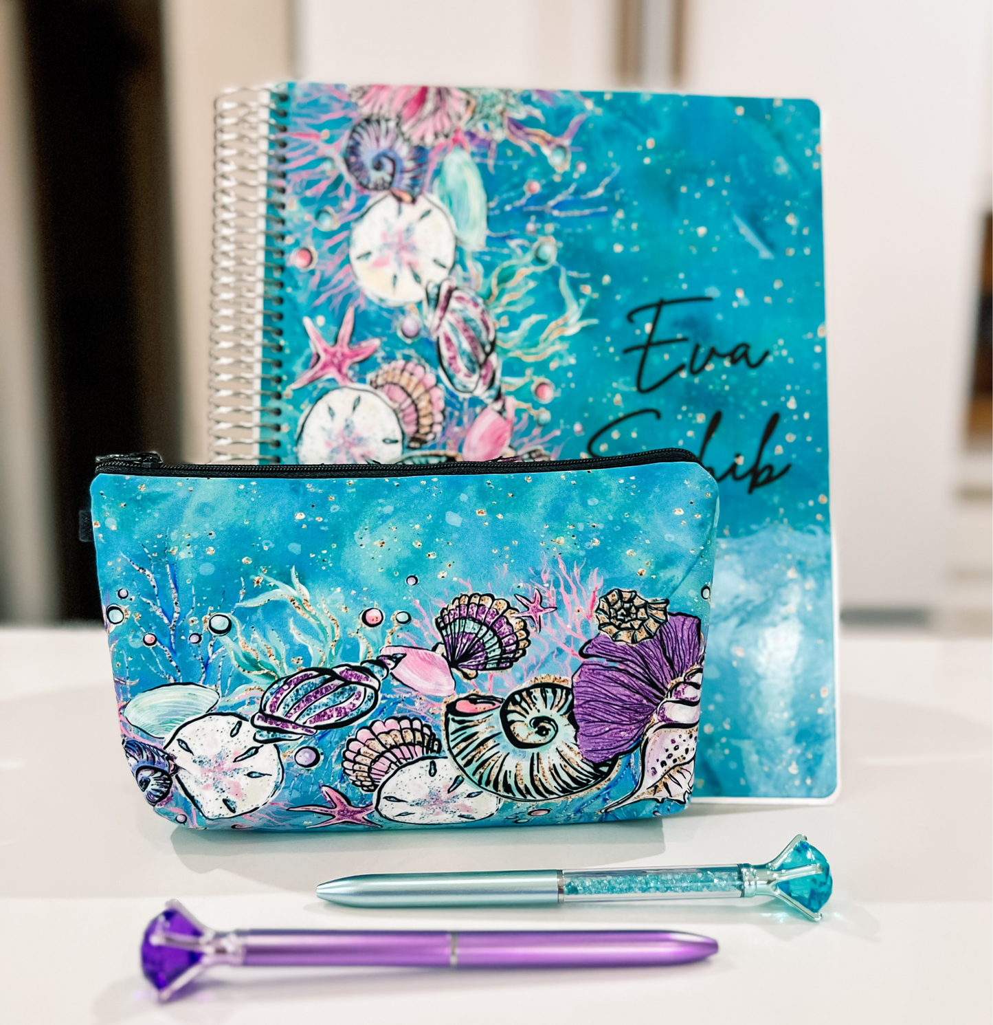 Under Water Sea Shells Weekly Planner