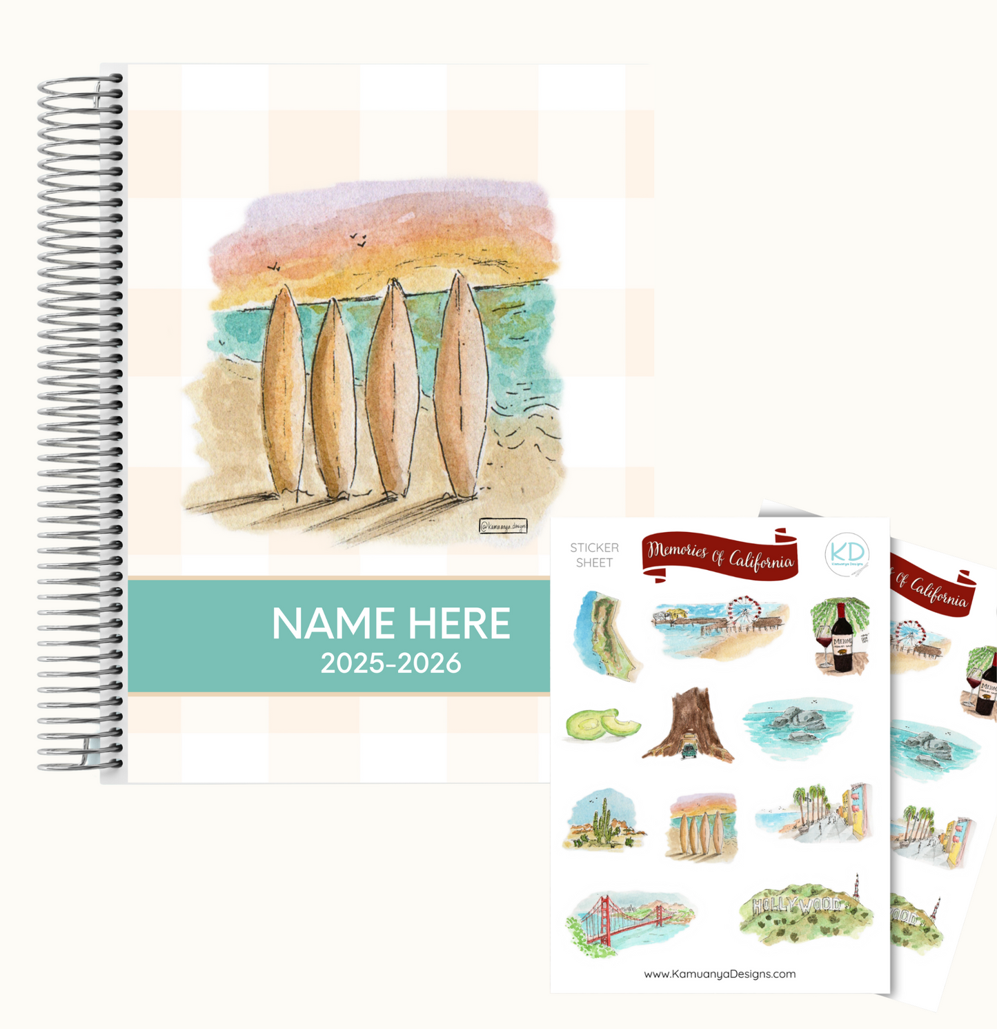 GMP Printables x Kamuanya Designs Weekly Planner | California 1
