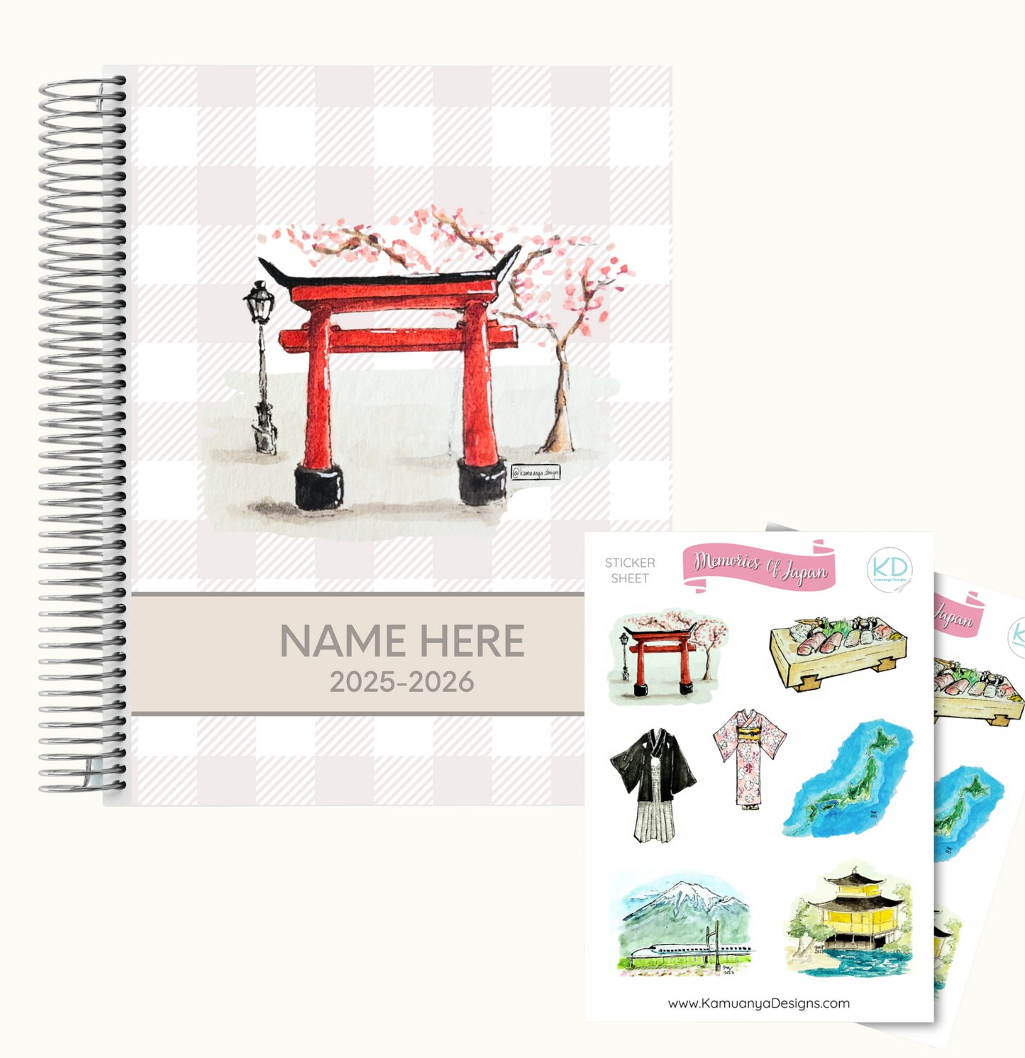 GMP Printables x Kamuanya Designs Weekly Planner | Japan 1