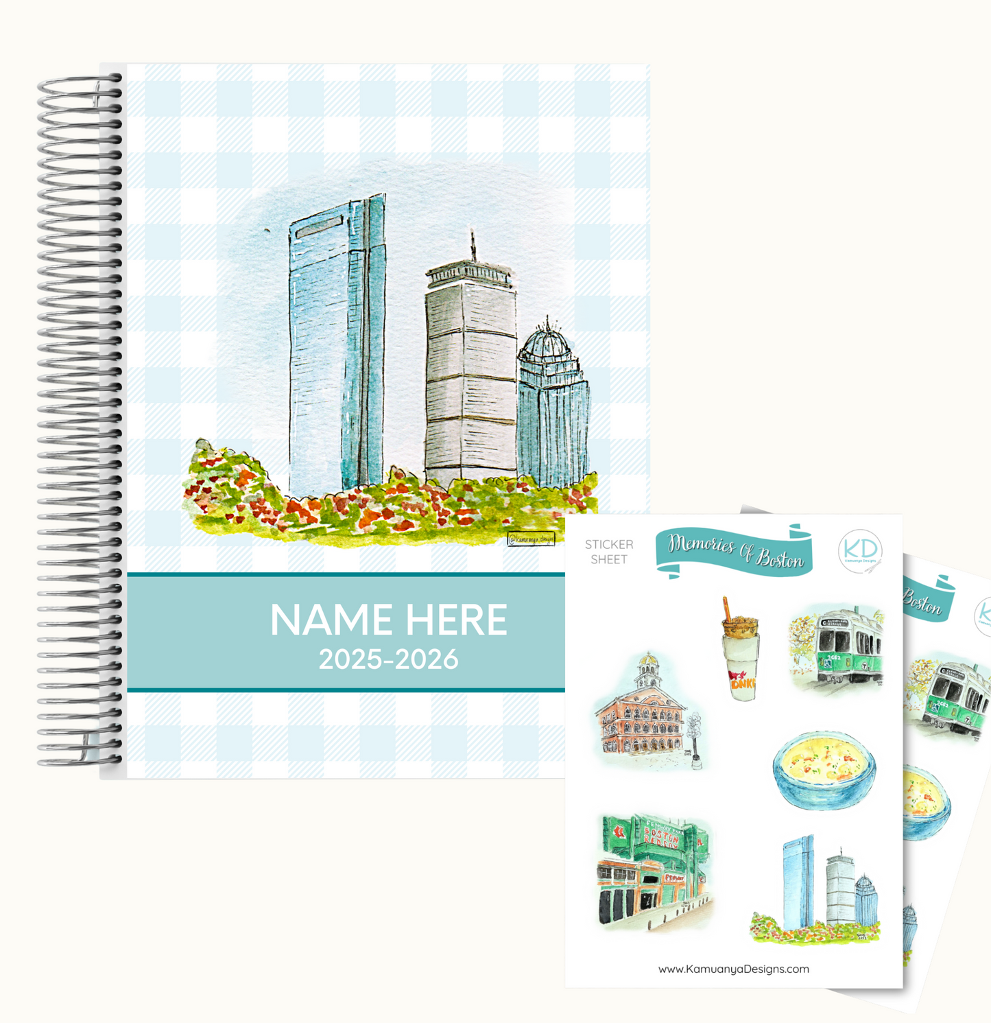 GMP Printables x Kamuanya Designs Weekly Planner | Boston