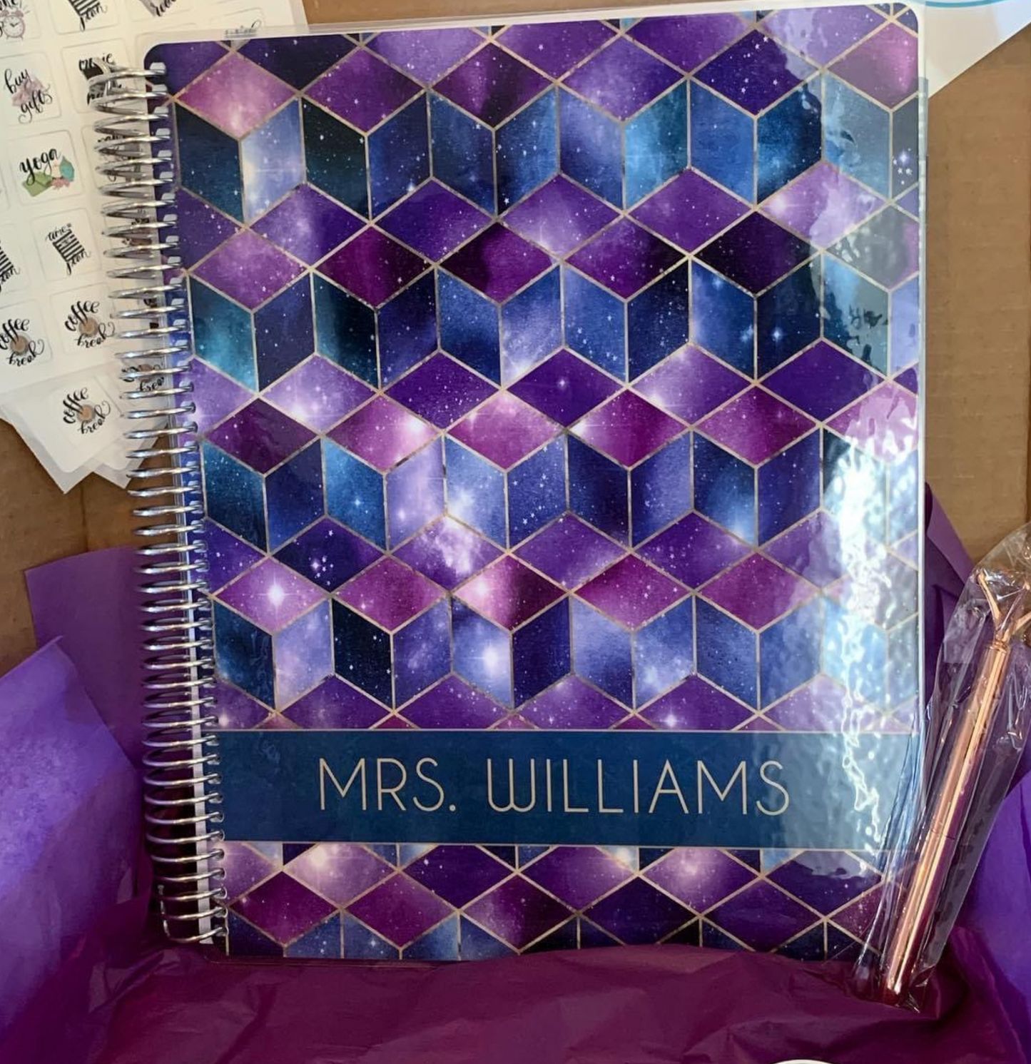 Blue Purple 3D Weekly
