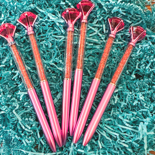 Pink Glitter Diamond Pen