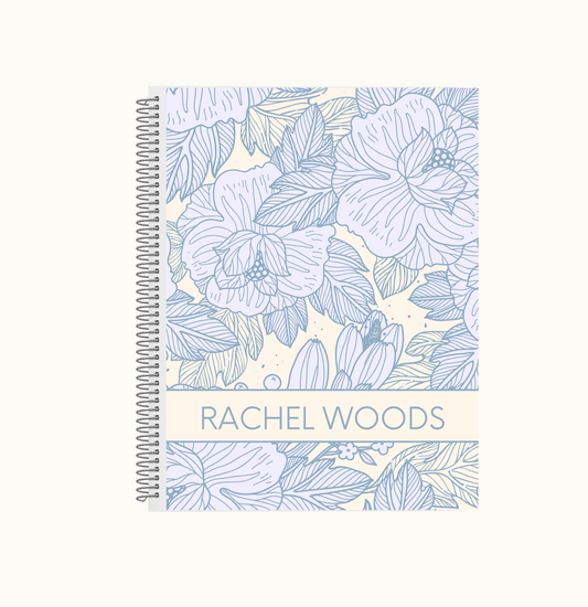 GMP Printables Notebook, Soft Floral