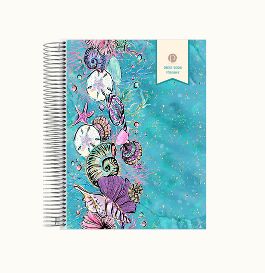 Under Water Sea Shells Weekly Planner Bookmark