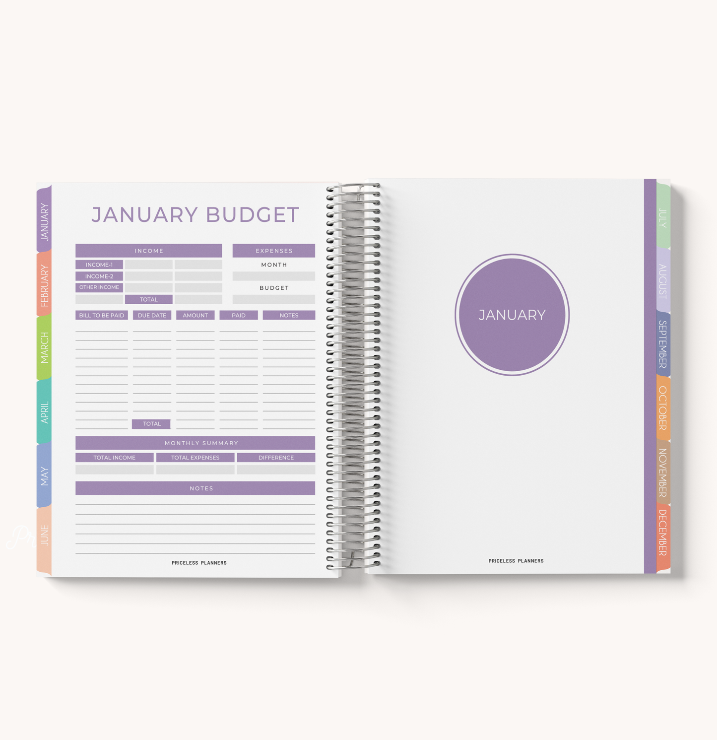 Soft Floral Weekly Planner