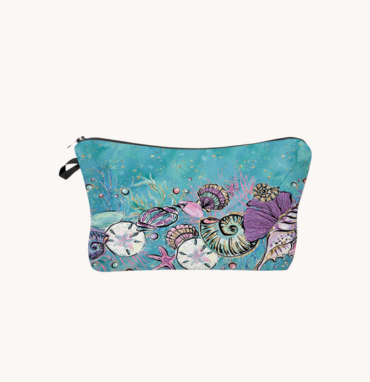 Pencil Pouch- Under Water Sea Shells