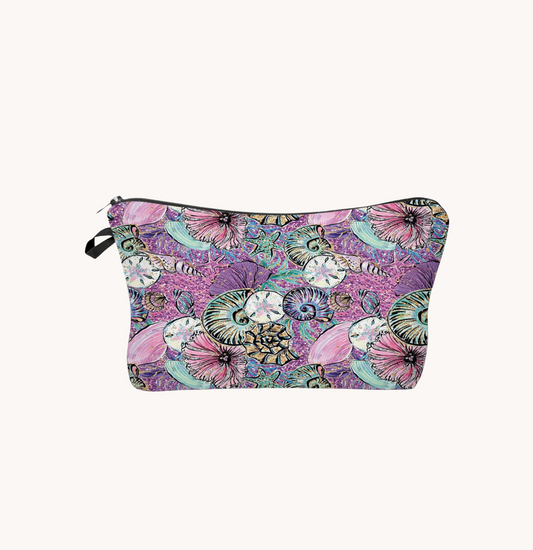 Pencil Pouch- Purple Sea Shells