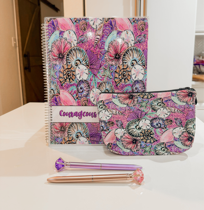 Purple Sea Shells Weekly Planner 1
