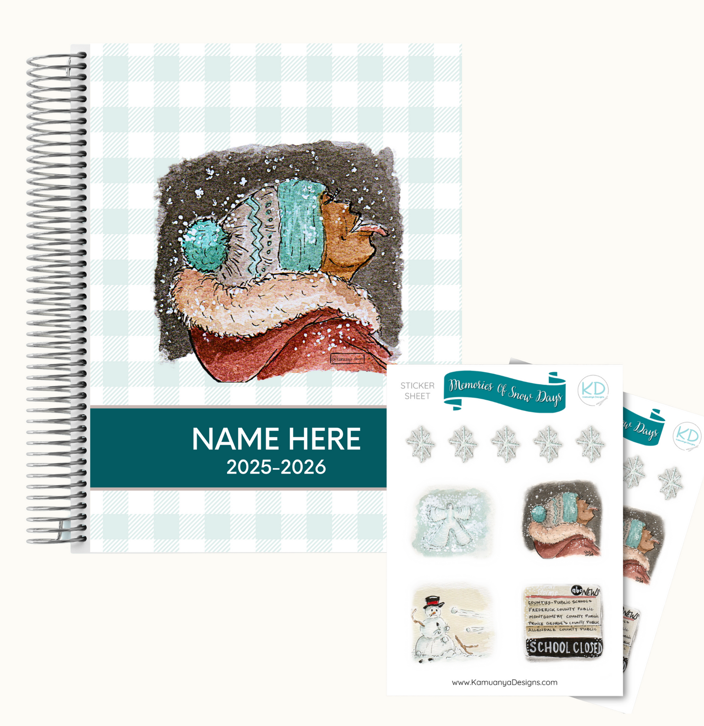 GMP Printables x Kamuanya Designs Weekly Planner | Winter 1