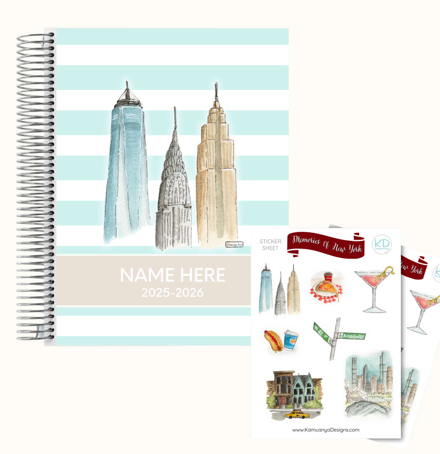 GMP Printables x Kamuanya Designs Weekly Planner | New York 2