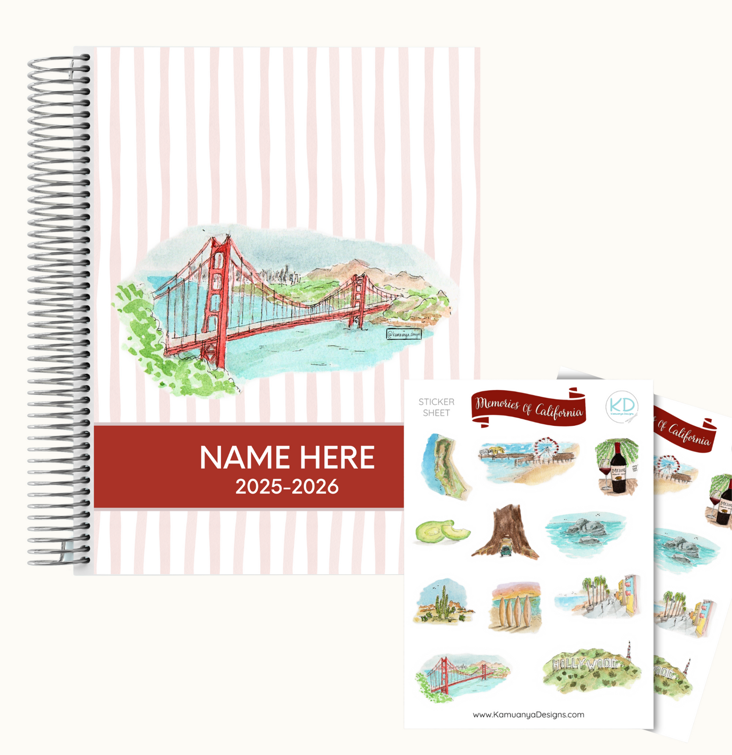 GMP Printables x Kamuanya Designs Weekly Planner | California 2