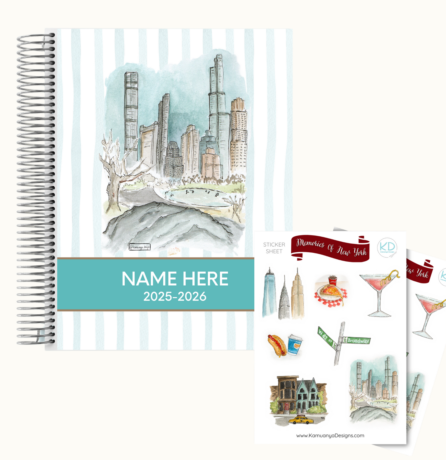 GMP Printables x Kamuanya Designs Weekly Planner | New York 1