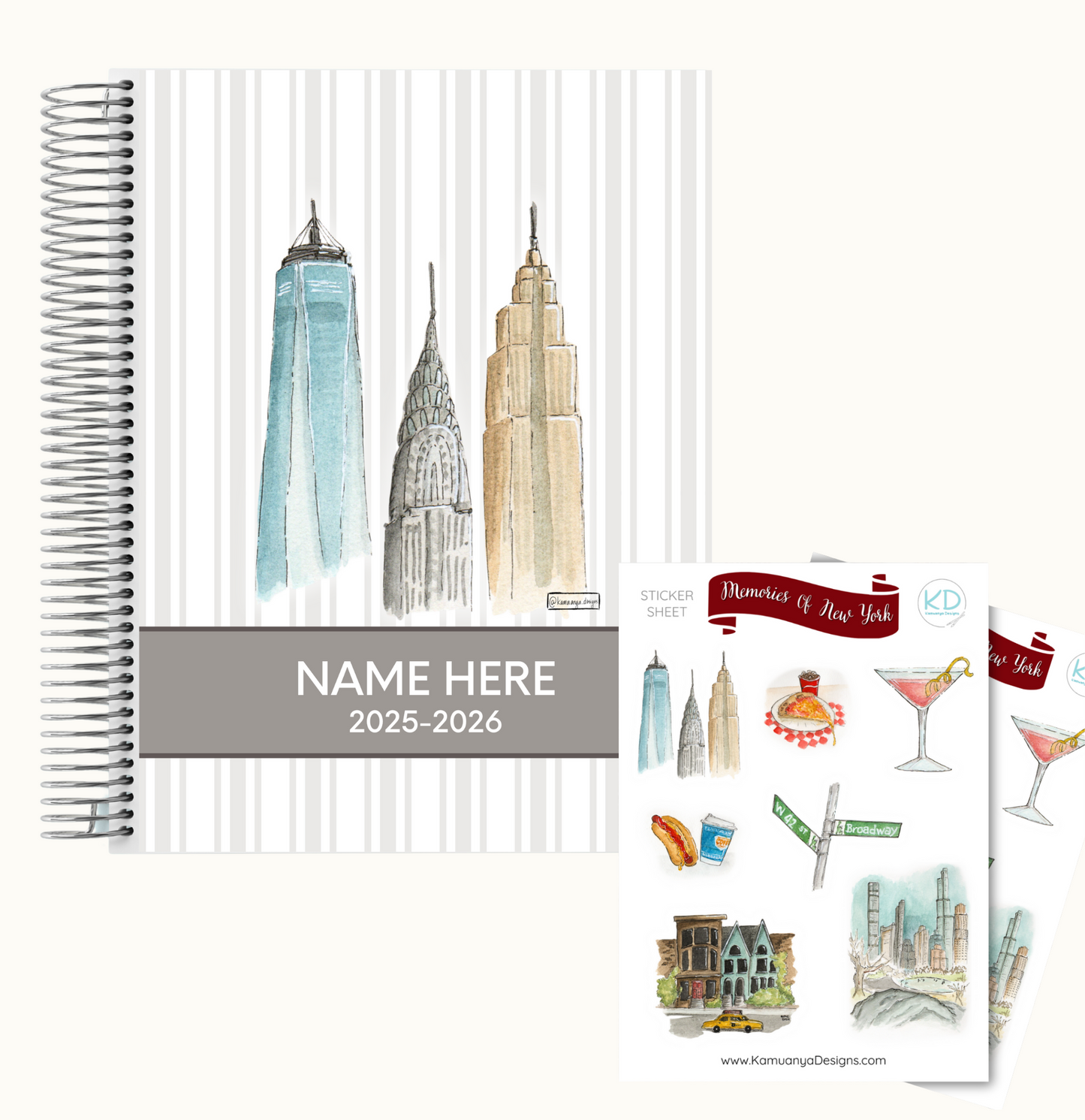 GMP Printables x Kamuanya Designs Weekly Planner | New York 2