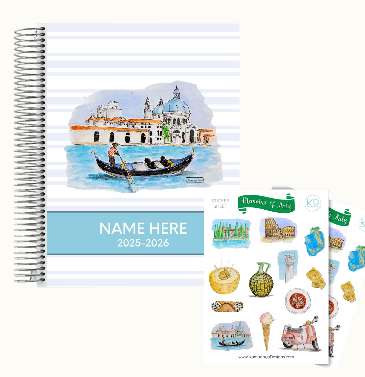 GMP Printables x Kamuanya Designs Weekly Planner | Italy 2