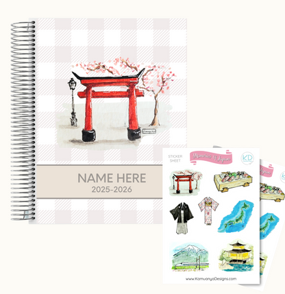 GMP Printables x Kamuanya Designs Weekly Planner | Japan 1