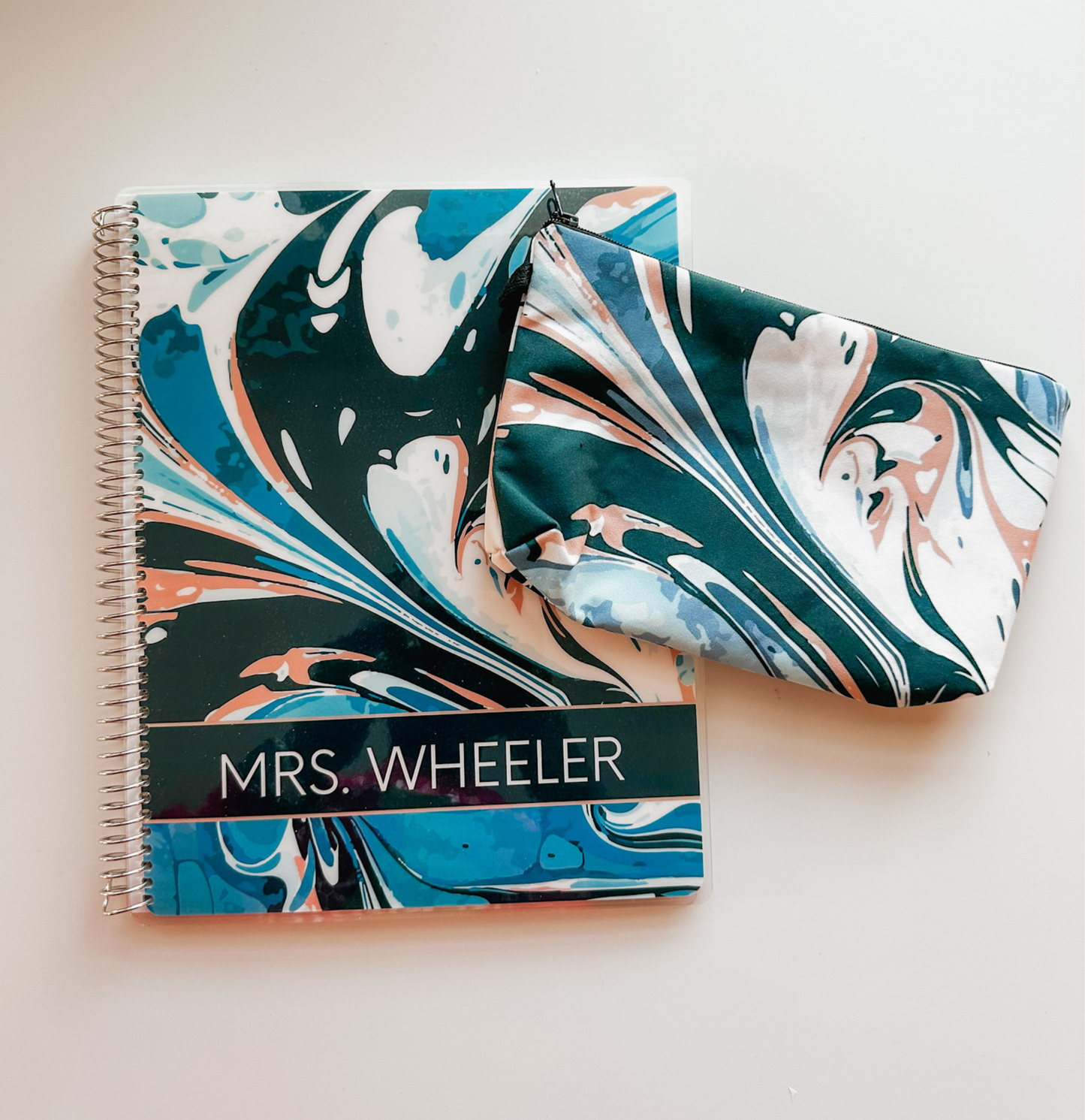 GMP Printables Notebook, Dash of Teal Elegance