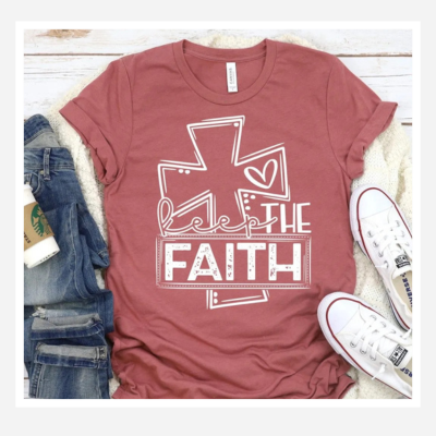 Keep The Faith Cross T-Shirt