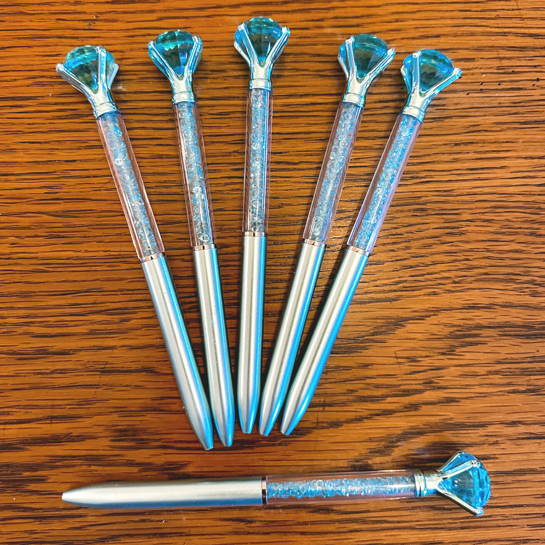 Blue Glitter Diamond Pen