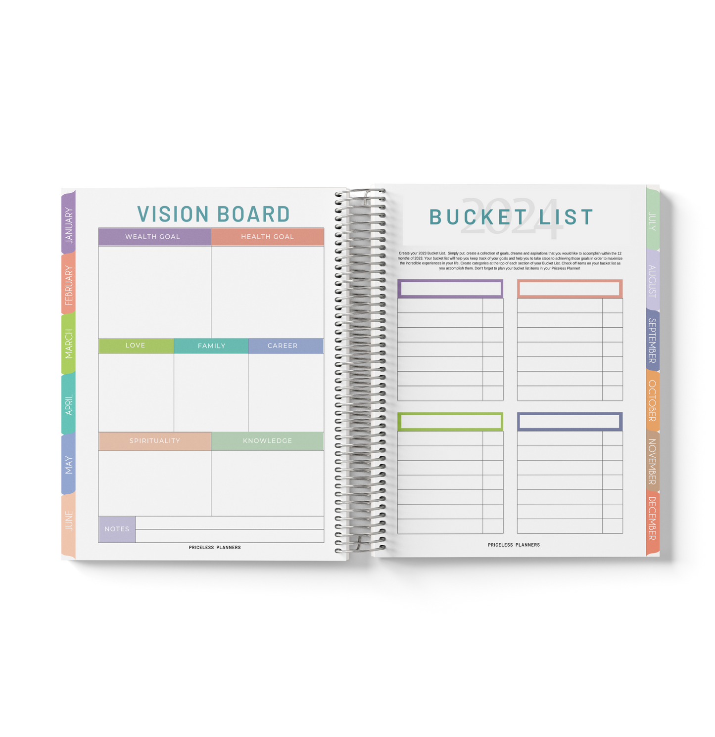 Blue Purple 3D Monthly