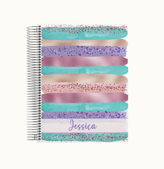Glitter Brush Strokes Monthly