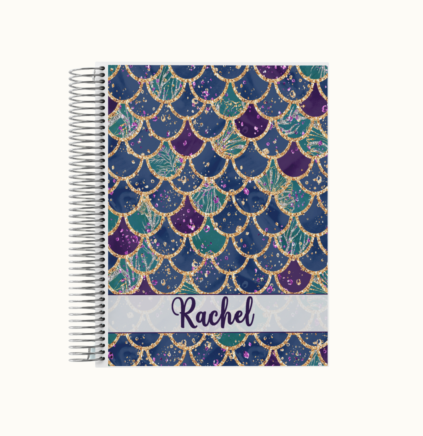 Purple Scales Shimmer Weekly Planner