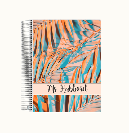Pastel Palms Monthly Planner