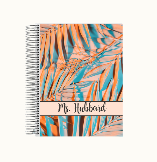Pastel Palms Monthly Planner