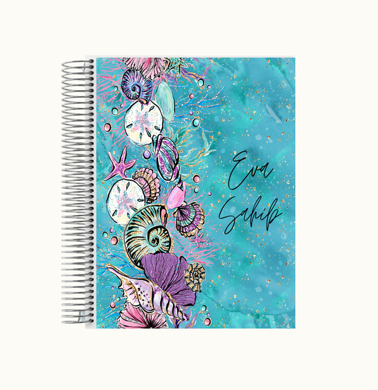 Under Water Sea Shells Weekly Planner