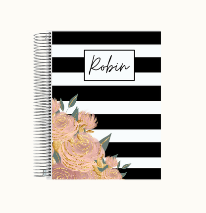 Floral Stripes Monthly