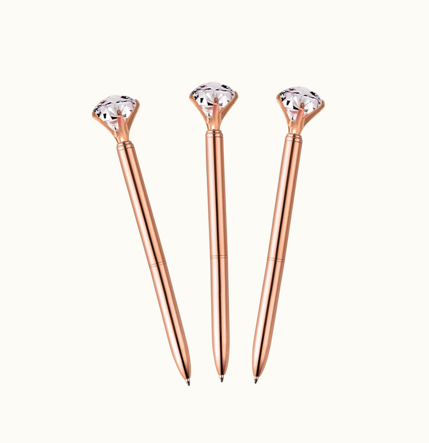 Rose Gold Pink Diamond Pen