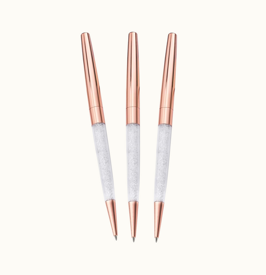 Rose Gold Glitter Pen