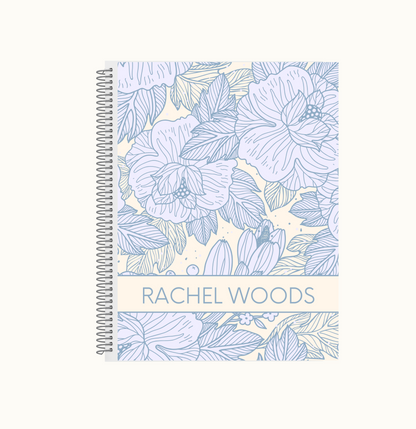 GMP Printables Notebook, Soft Floral