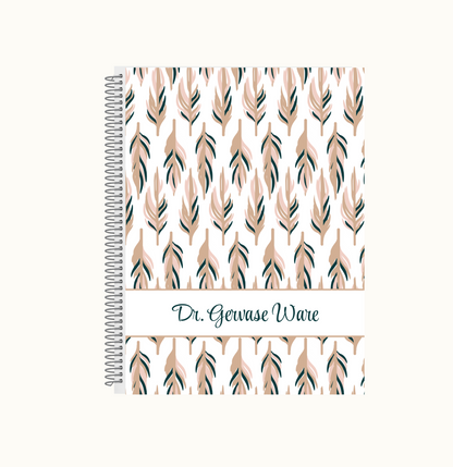GMP Printables Notebook, Feathered Boho