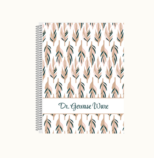 GMP Printables Notebook, Feathered Boho
