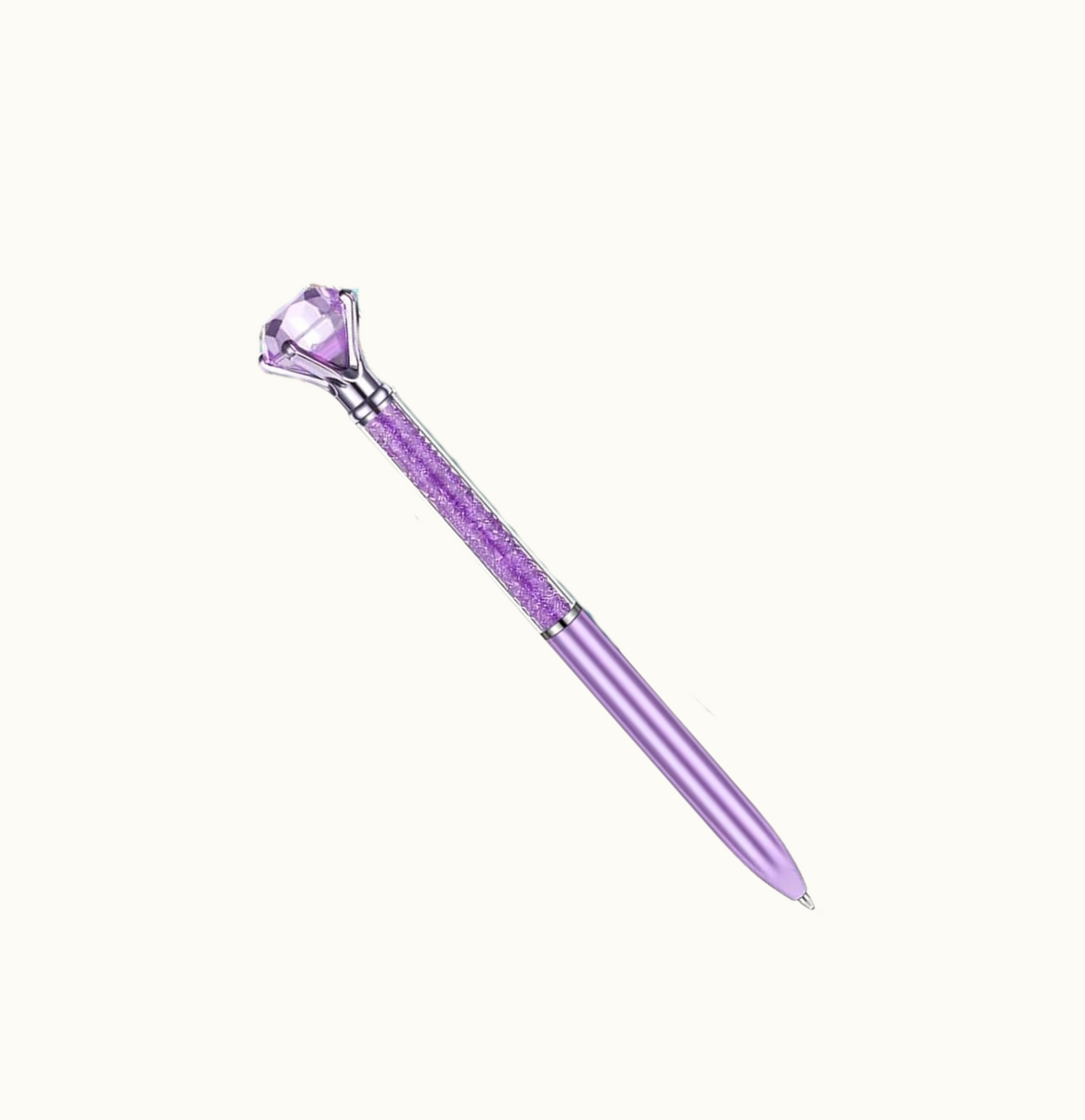 Purple Glitter Diamond Pen