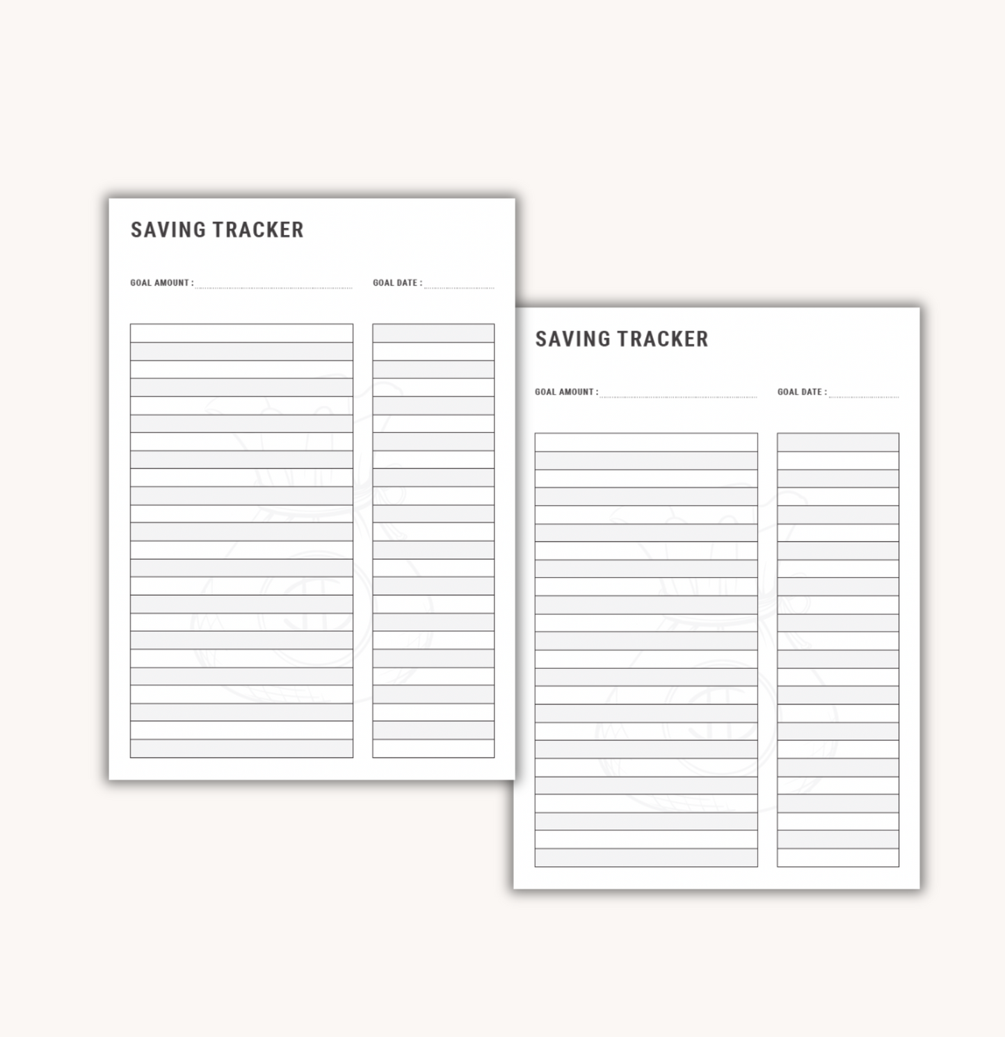 Savings Tracker Add-On